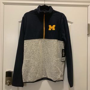 Michigan 1/4 zip pullover